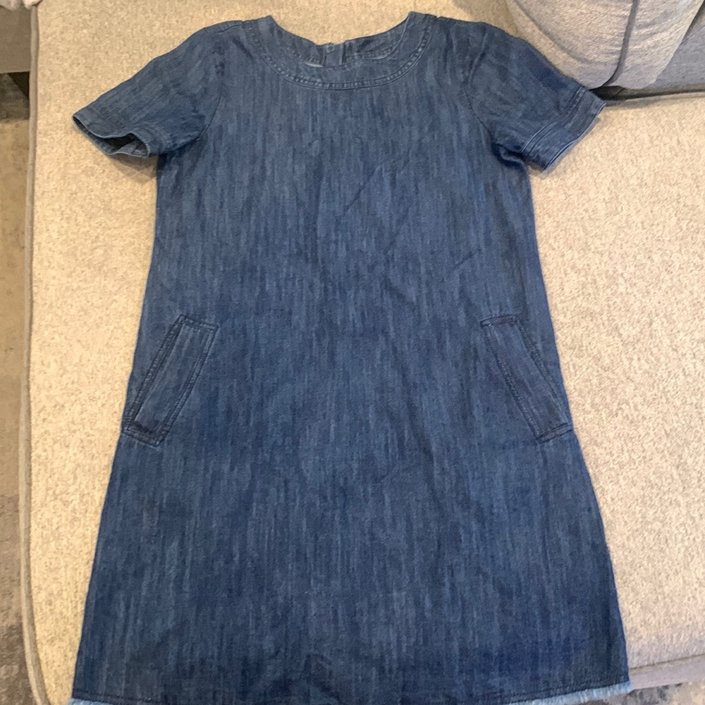 Melrose & Market Raw hem jean dress